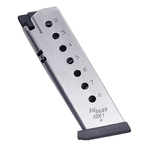 Sig Sauer MAG220458 P220 8rd 45ACP Stainless Steel, Magazine