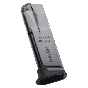 Sig Sauer MAG20224310 SP2022 10rd 40S&W/357Sig For Sig Pro 2340/P2022/2009 Blued Steel, Magazine