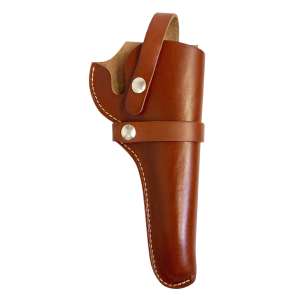 Hunter Company 1100-14 Belt OWB Size 14 Chestnut Tan Leather Belt Loop Fits DA , Revolver Fits 5.50-6 in Barrel Right Hand Compatible w/ Hunter Buscadero/Straight Cartridge Belts, Holster