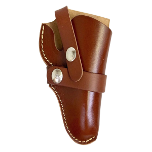 Hunter Company 1100-7 Belt OWB Size 7 Chestnut Tan Leather Belt Loop Fits SA/DA , Revolver Fits 2-3.50 in Barrel Right Hand Compatible w/ Hunter Buscadero/Straight Cartridge Belts, Holster