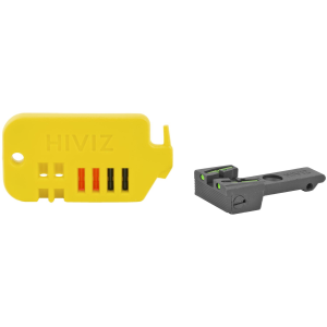 Hi-Viz Adjustable Rear Sight RGRAD211, Fits Ruger Revolvers with Factory Adjustable Rear Sight Except SP101 and LCRx, Includes Green and Red LightPipes RGRAD211