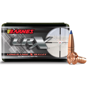 Barnes 30374 LRX Long Range 30Cal 200gr Boat Tail 50/Box, Reloating Bullets