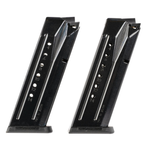 Ruger 90684 Security-9 Value Pack 15rd 9mm Luger Black Oxide Steel 2 Per Pack, Magazine