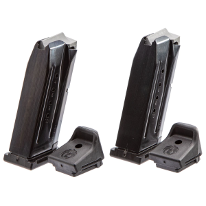 Ruger 90686 Security-9 Value Pack 10rd 9mm Luger Black Oxide Steel 2 Per Pack, Magazine