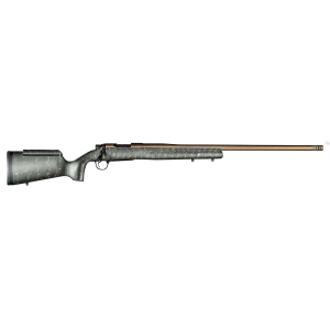 Christensen Arms 8010201000 Mesa Long Range 28 Nosler 3+1, 26 in Burnt Bronze Cerakote, Green w/Black/Tan Webbing Fixed Long Range Stock, Rifle