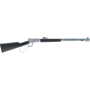 Taylors & Company 220089 1892 Alaskan Take-Down 357 Mag Caliber with 7+1 Capacity, 16 in Barrel, Matte Chrome Metal Finish & SoftTouch Black Synthetic Stock Right Hand (Full Size), Rifle