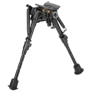 Caldwell 247142 XLA Pivot Bipod 6-9 in Black Aluminum
