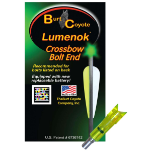 Lumenok Crossbow Nocks Green Moon Gold Tip 3 pk GTC3G