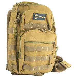 Drago Gear Sentry Pack, For IPad, Backpack, Tan, 600D Polyester, 13 inx10 inx7 in 14-306TN