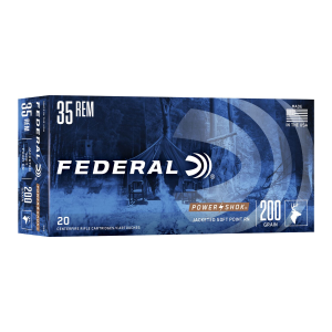 Federal PowerShok, 35REM, 200 Grain, Soft Point, 20 Round Box 35A