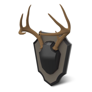 Hunters Specialties Antler Skull Cap Mount Black HS-BB-SC-ASSY