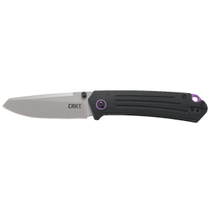 CRKT 7115 Montosa 3.25 in Folding Clipped Nose Plain Bead Blasted 8Cr13MoV SS Blade G10 Black Handle