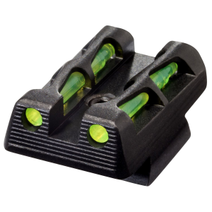 Hi-Viz Rear Sight for CZ pistols. Fits 75 CZLW11, 85 and P-01 models with fixed rear sights. Includes Green, Red and Black replaceable LitePipes. CZLW11