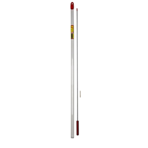Pro-Shot 1PS3217 Micro-Polished Cleaning Rod .17/ .177 Cal, Rifle #5-40 in Thread 32.50 in Stainless Steel w/Swivel Handle