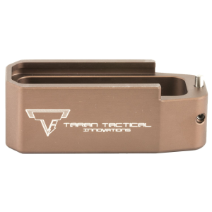 Taran Tactical Innovation PMAG Base Pad for AR15, +5, Coyote Bronze Finish PMBP-06