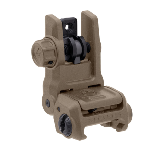 Magpul MAG1167FDE MBUS 3 Sight Rear FDE Flip Up for AR-10/AR-15/M4/M16/M110/SR-25