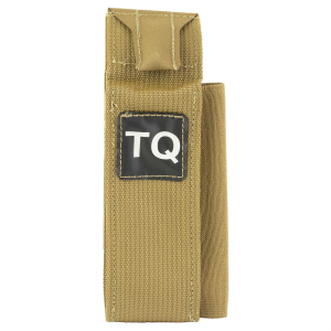 Blue Force Gear Tourniquet Pouch HW-TQH-TNOW-EMPTY-CB, Matte Finish, Coyote Tan, Helium Whisper Material HW-TQH-TNOW-EMPTY-CB