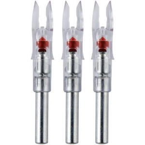 Nockturnal Lighted Nock S-Series Red 3/Pack NT202