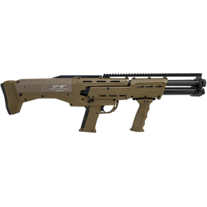 Standard Mfg DP12 DP-12 12 Gauge Pump 3 in 14+2 18.88 in FDE Double Barrel, Black Picatinny Rail Aluminum Receiver, Picatinny Handguard, Flat Dark Earth Synthetic Stock