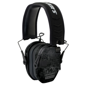 Walkers GWPRSEMYP Razor Slim Electronic Muff 23 dB,Over the Head, Typhoon Camo/Black Polymer