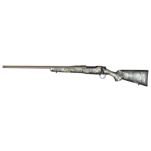 Christensen Arms 8010111600 Mesa FFT 28 Nosler 3+1 22in Threaded Barrel, Burnt Bronze Cerakote, Green with Black/Tan Webbing Stock, Left Hand