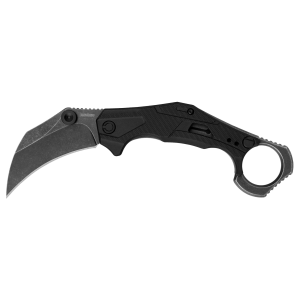 Kershaw Outlier 2064, Assisted Open Folding Knife, 2.6 in Karambit Blade, Plain Edge, 8Cr13MoV Steel
