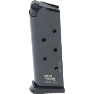 ProMag Steel Magazine 1911 Officers Steel 45 ACP Blued 6 rd COL 01