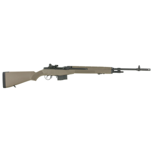 Springfield Armory MA9120CA M1A Standard Issue *CA Compliant 308 Win/7.62x51mm 10+1 22 in Black Parkerized Steel Barrel, Black Parkerized Steel Receiver, FDE Synthetic Fixed Stock, Right Hand, Rifle