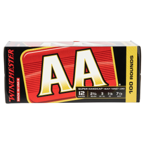 Winchester AAHA127VP AA Super Handicap Heavy Target 12Gauge 2.75 in 1 1/8oz 7.5Shot 100 Bx/2 Case *Value Pack, Shotgun Shells