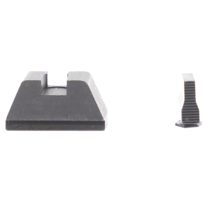 AmeriGlo GL429 Optic Compatible Sight Set for Glock XL Tall Serrated Front Sight-Black Rear Sight