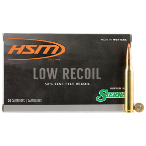 HSM 27014N Low Recoil 270 Win 130 gr Orange Polymer Tip 20 Per Box/ 20 Case Centerfire, Rifle Ammunition