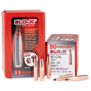 Hornady 2840 ELD-X 7mm .284 162 gr Extremely Low Drag eXpanding 100 Per Box/ 15 Case, Reloating Bullets