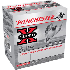 Winchester WEX123H2 Super X Xpert High Velocity 12Gauge 3 in 1 1/4oz 2Shot 25 Box/10 Case, Shotgun Shells