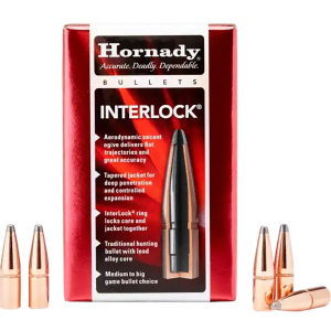 Hornady 41051 InterLock 405 Cal .411 300 gr Spire Point 50 Per Box/ 25 Case, Reloating Bullets