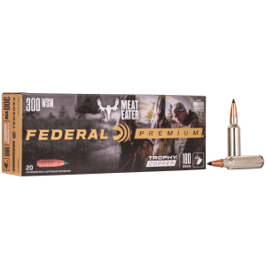Federal P300WSMTC1 Premium 300WSM 180gr Trophy Copper 20 Per Box/10 Case Centerfire, Rifle Ammunition