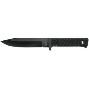 Cold Steel CS49LCK SRK 6 in Fixed Clip Point Plain Black Tuff-Ex Finish SK-5 Steel Blade, 4.75 in Black Kray-Ex Handle, Includes Sheath, Knife