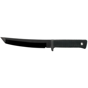 Cold Steel CS49LRT Recon 7 in Fixed Tanto Plain Black Tuff-Ex Finish SK-5 Steel Blade/Black Kray-Ex Handle Includes Sheath, Knife