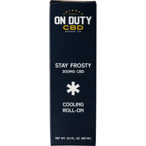 On Duty CBD Cooling Roll On Pure Full Spectrum 300 mg OD0373CE