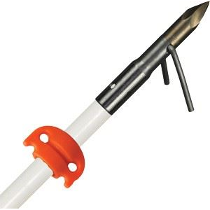 Ams Bowfishing Fiberglass Arrow Chaos Point White W/Ss A203-WHT