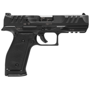 Walther 2872285 PDP Steel Frame Full Size Frame 9mm Luger 18+1 4.50 Black Steel Barrel, Matte Black Tenifer Cerakote Optic Ready/Serrated Steel Slide, Black Steel Frame w/Pic Rail, Textured Wraparound Grip, Pistol