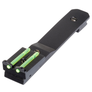 Hi-Viz Green 3/8 in Dovetail Rear Sight for rifles. Fully Adjustable. Fits rifles and muzzleloaders with 3/8 in dovetail rear sights. UNI2006