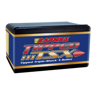 Barnes 30271 Tipped TSX 270Win 95gr TTSX Boat Tail 50/Box, Reloating Bullets