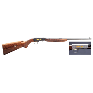 Browning 021003102 SA-22 Takedown 22 LR 10+1 19.30 in Polished Blued/ 19.30 in Light Sporter Barrel, Satin Gray Engraved with 24K Gold Receiver, Gloss American Walnut Stock,, Rifle