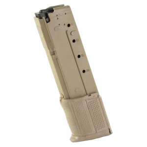 ProMag Mag, 5.7X28MM, 30 Rounds, Fits FN Five-seveN USG 5.7x28mm pistol, Polymer Construction, Flat Dark Earth FNH-A2-FDE