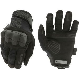Mechanix Wear MP355010 M-Pact 3 Black Synthetic Leather Large Velcro Closure Gloves