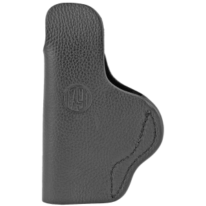 1791 Gunleather SCH4NSBL SCH IWB Size 04 Night Sky Black Leather Belt Clip Compatible w/Glock 17/S&W M&P Shield/Springfield XD Left Hand, Holster