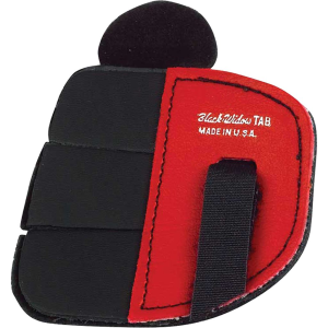 Black Widow Super Leather Shooting Tab 3 Fingers Under Medium LH 5331-2 - Black Widow