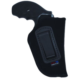 Grovtec US Inc GTHL14100R Inside The Pants Right Hand Sz 00 2-3 in Barrel Small/Medium Double Action Revolver Lami Suede Black