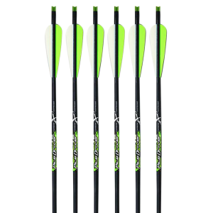 Carbon Express 52141 Piledriver Crossbolt Green 22 in Carbon Fiber 6 Pack