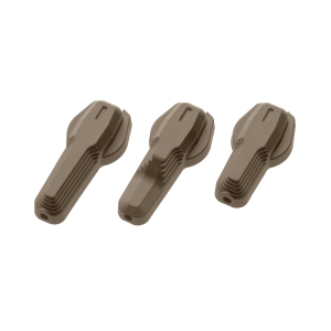 Magpul MAG1254FDE ESK Safety Selector FDE Polymer/Steel, Ambi 60/90 Degree Options, Fits AR-Platform